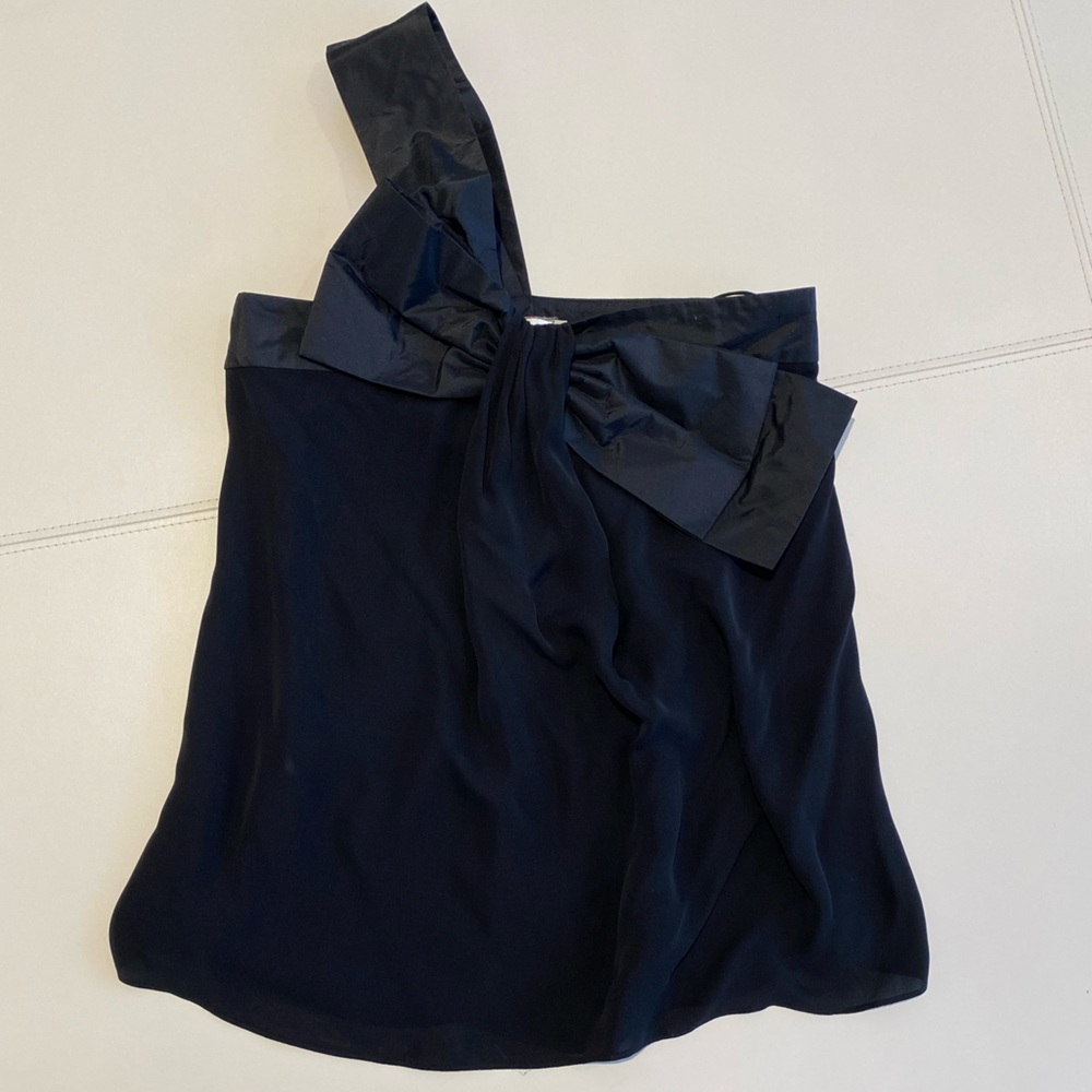 mint by jodi arnold black silk shirt